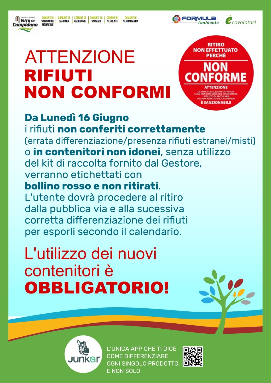 Rifiuti non conformi